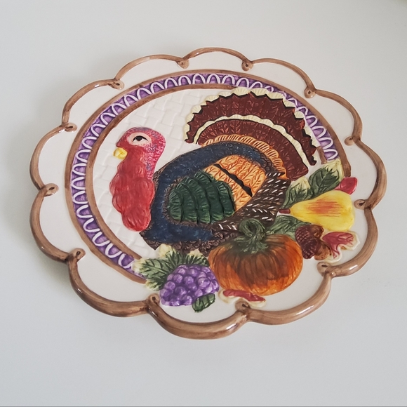 Vintage Fitz and Floyd Omnibus Canapé Plate - Picture 3 of 4